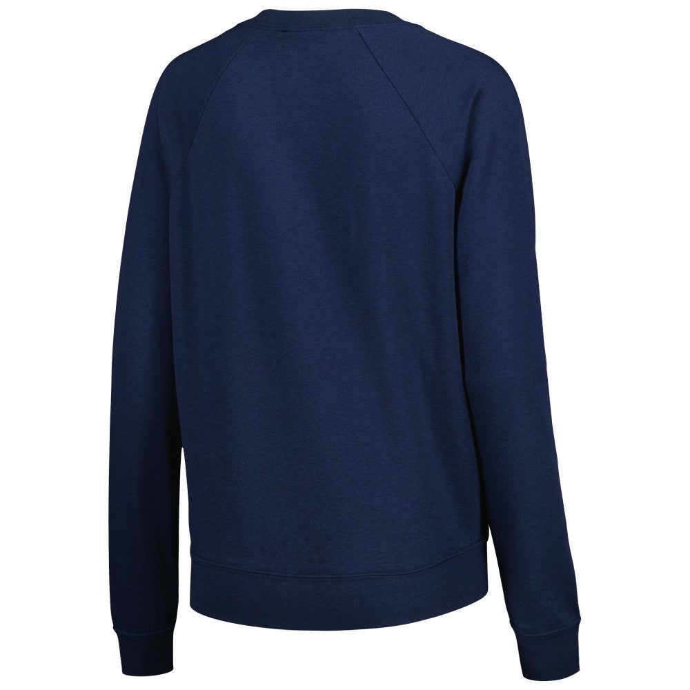 Club America Women's Lockup Varsity Tri-Blend Raglan Pullover Sweatshirt - Navy on sale