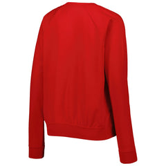 England National Team Women's Lockup Varsity Tri-Blend Raglan Pullover Sweatshirt - Red for sale