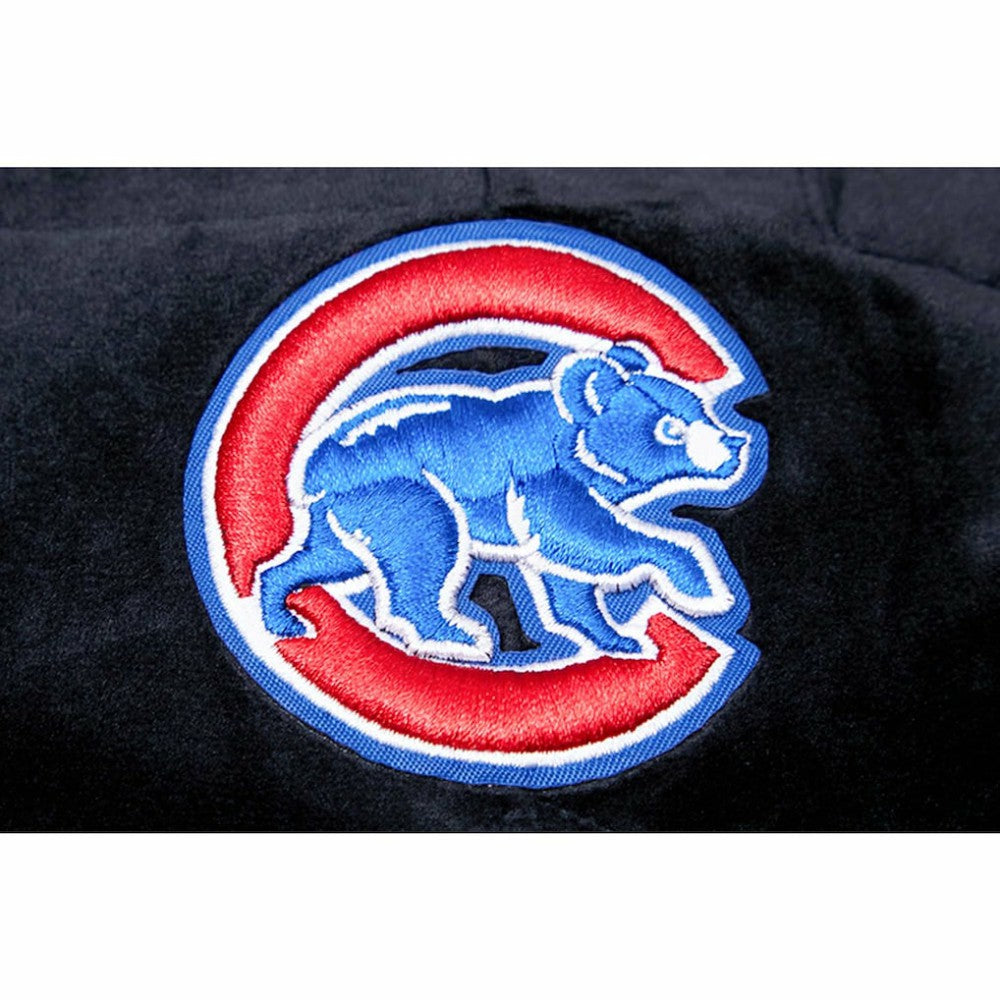 Chicago Cubs Pro Standard Women's Classic Velour Lounge Shorts Black