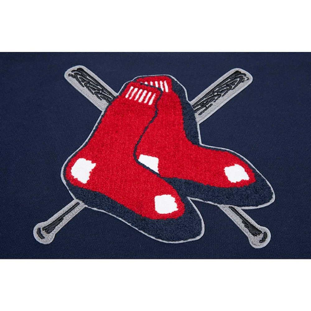 Boston Red Sox Pro Standard Women's Mash Up Pullover Sweatshirt Navy
