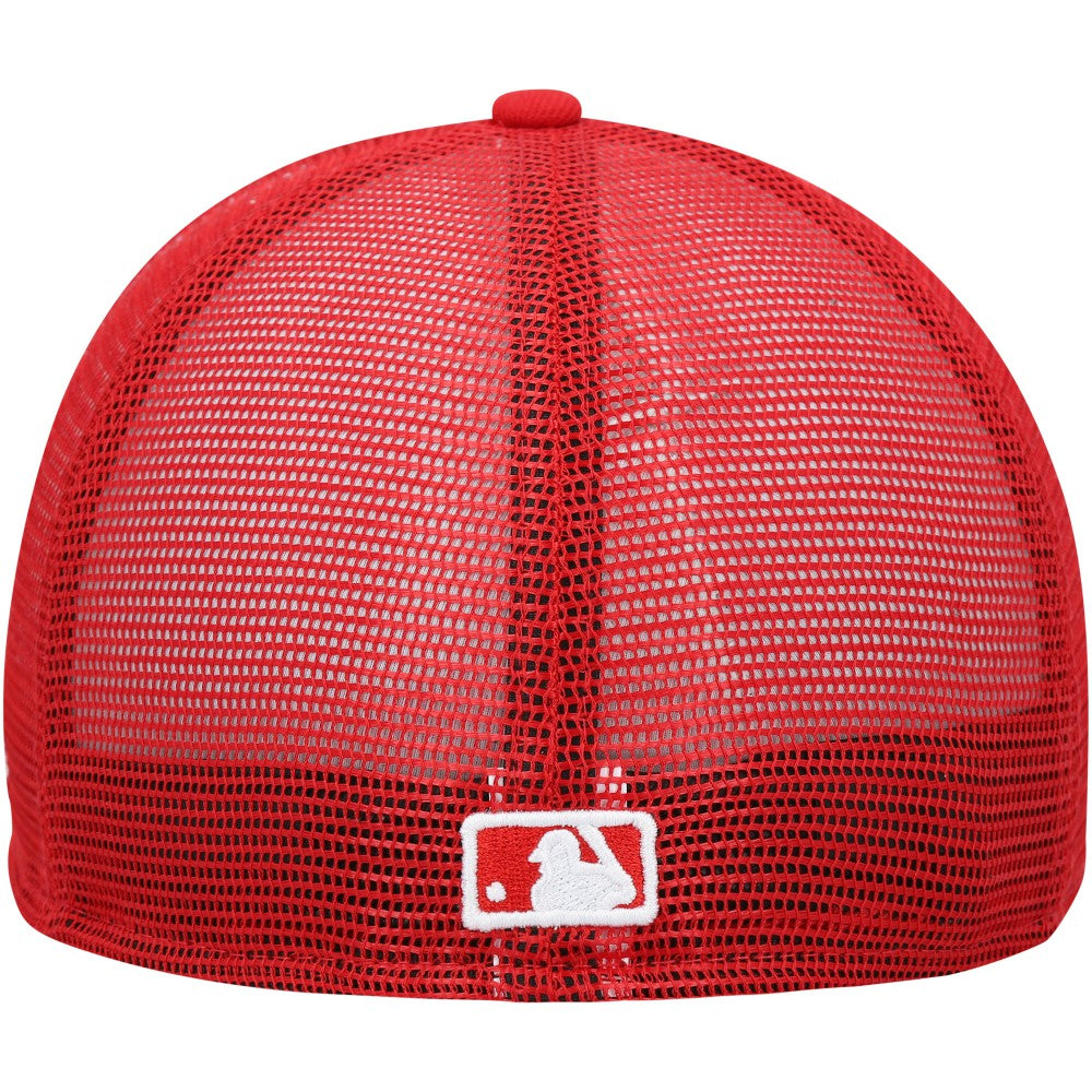 Los Angeles Angels 2023 On-Field Batting Practice 59FIFTY Fitted Hat White/Red