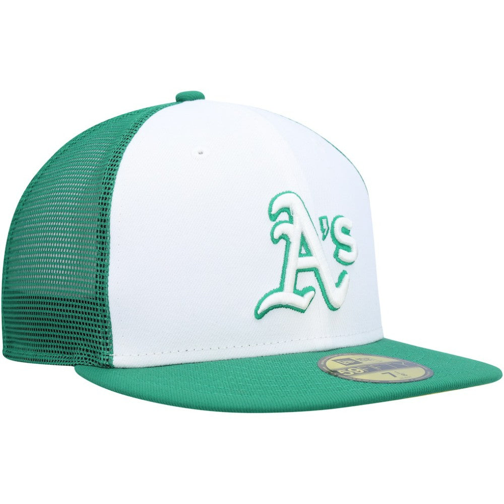 Athletics 2023 On-Field Batting Practice 59FIFTY Fitted Hat White/Green