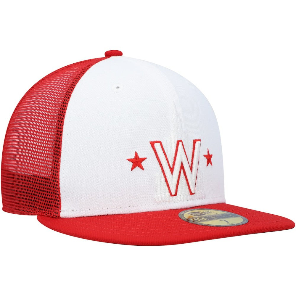 Washington Nationals 2023 On-Field Batting Practice 59FIFTY Fitted Hat White/Red