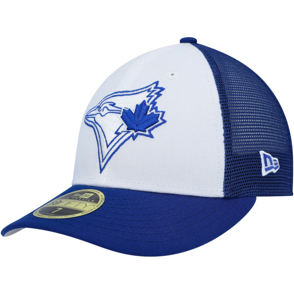 Toronto Blue Jays 2023 On-Field Batting Practice Low Profile 59FIFTY Fitted Hat White/Royal