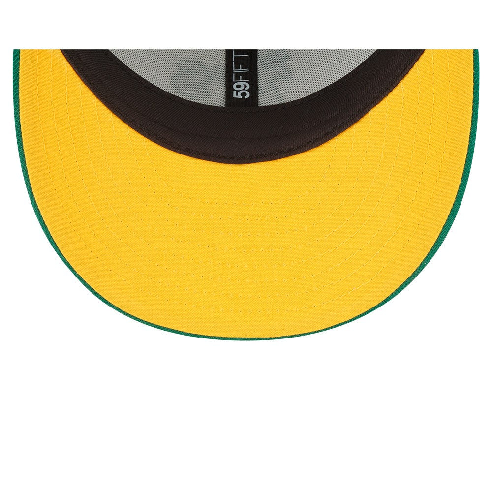 Athletics 2023 On-Field Batting Practice Low Profile 59FIFTY Fitted Hat White/Green