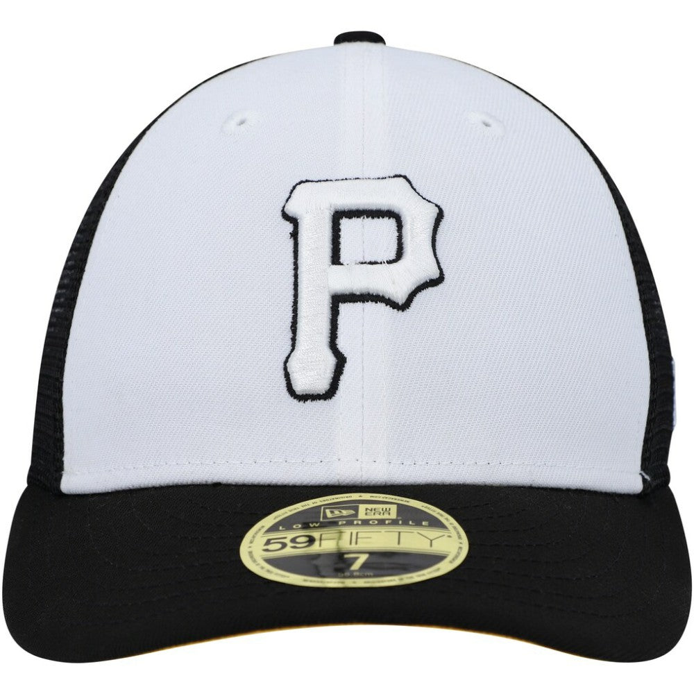 Pittsburgh Pirates 2023 On-Field Batting Practice Low Profile 59FIFTY Fitted Hat White/Black