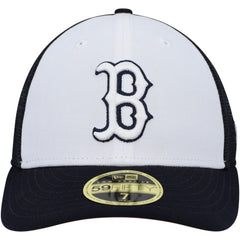 Boston Red Sox 2023 On-Field Batting Practice Low Profile 59FIFTY Fitted Hat White/Navy