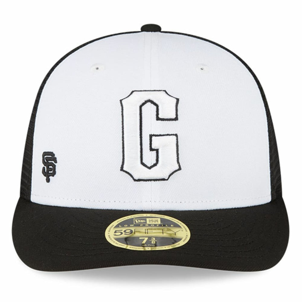San Francisco Giants 2023 On-Field Batting Practice Low Profile 59FIFTY Fitted Hat White/Black