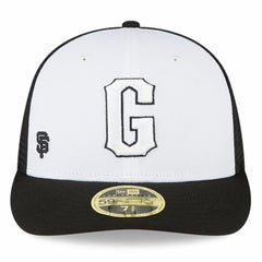 San Francisco Giants 2023 On-Field Batting Practice Low Profile 59FIFTY Fitted Hat White/Black
