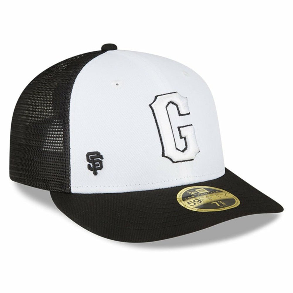 San Francisco Giants 2023 On-Field Batting Practice Low Profile 59FIFTY Fitted Hat White/Black