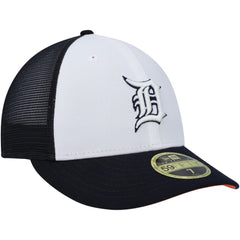 Detroit Tigers 2023 On-Field Batting Practice Low Profile 59FIFTY Fitted Hat White/Navy