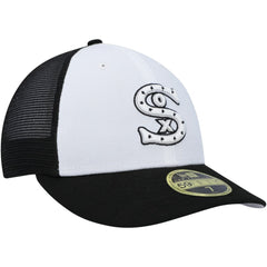 Chicago White Sox 2023 On-Field Batting Practice Low Profile 59FIFTY Fitted Hat White/Black