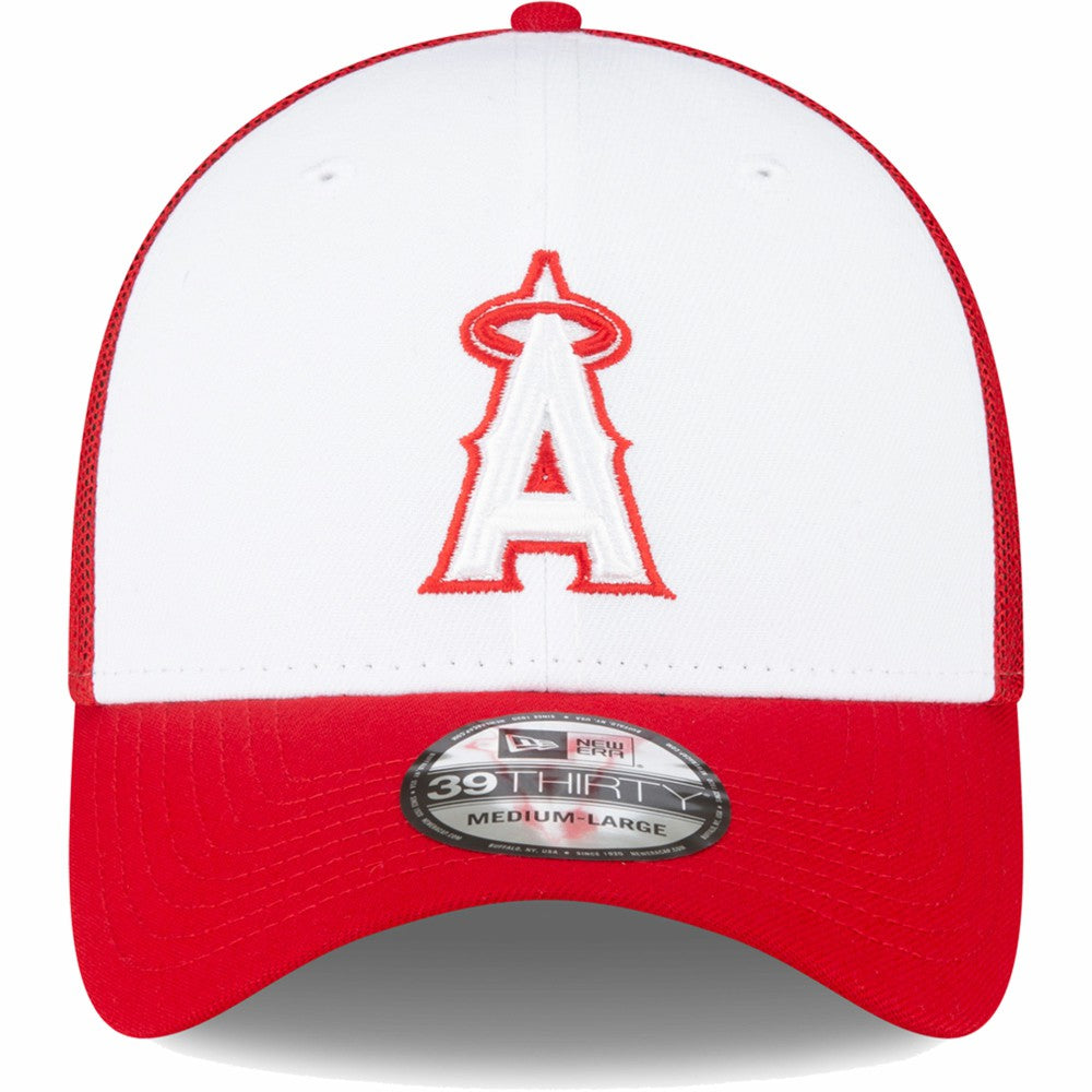 Los Angeles Angels 2023 On-Field Batting Practice 39THIRTY Flex Hat Red/White