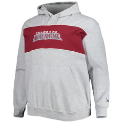 Nathan MacKinnon Colorado Avalanche Big & Tall Player Pullover Hoodie - Heather Gray Hoodies