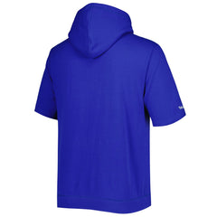 New York Mets Cooperstown Collection Washed Fleece Pullover Short Sleeve Hoodie Royal