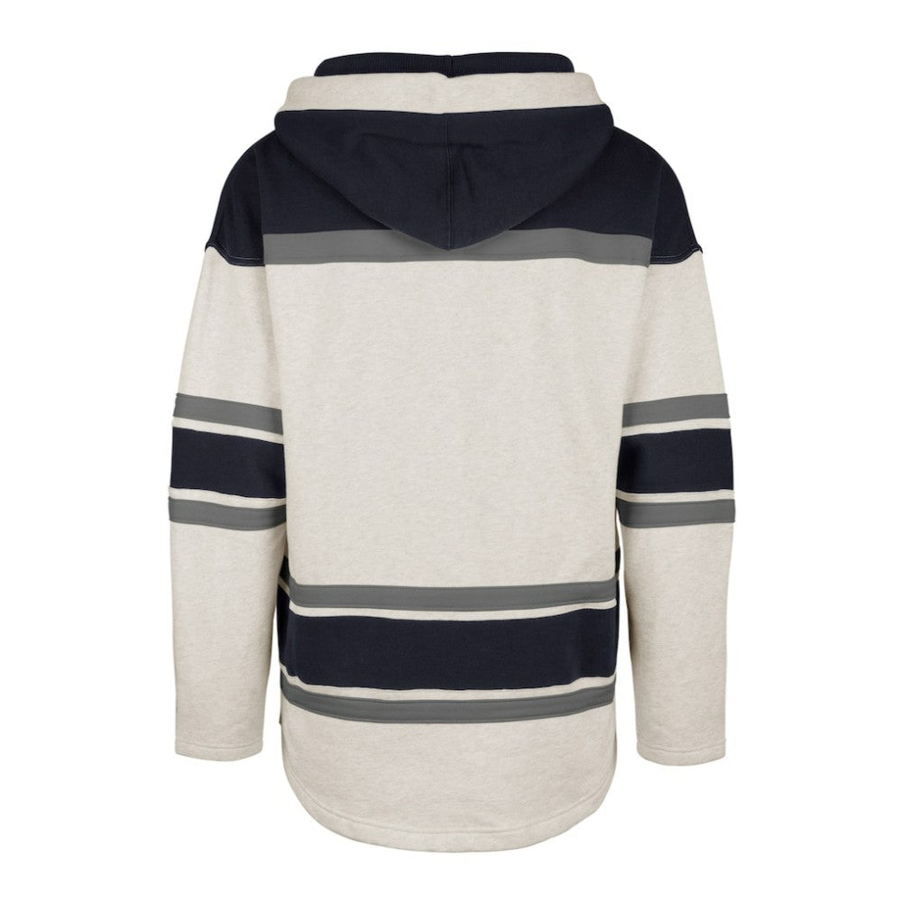 Columbus Blue Jackets '47 Rockaway Lace-Up Pullover Hoodie - Oatmeal Hoodies