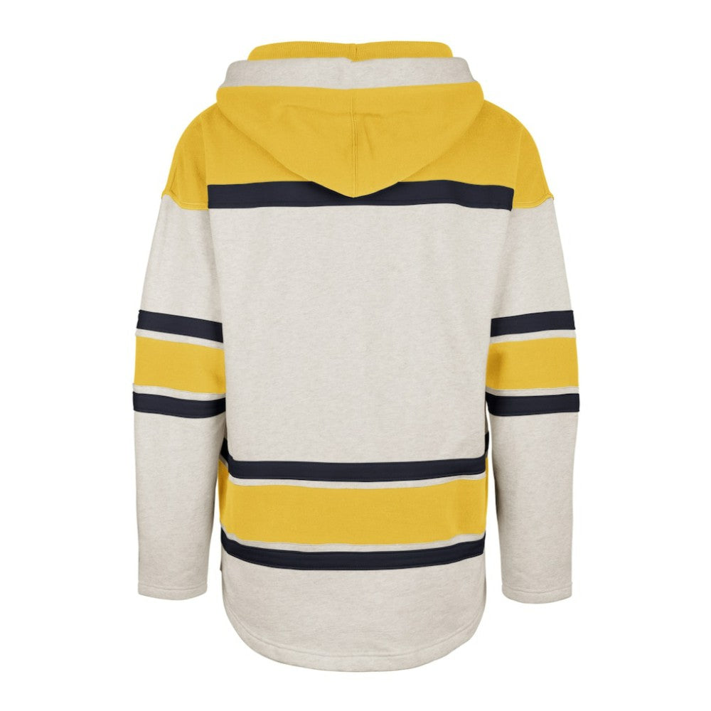 Nashville Predators '47 Rockaway Lace-Up Pullover Hoodie - Oatmeal Hoodies