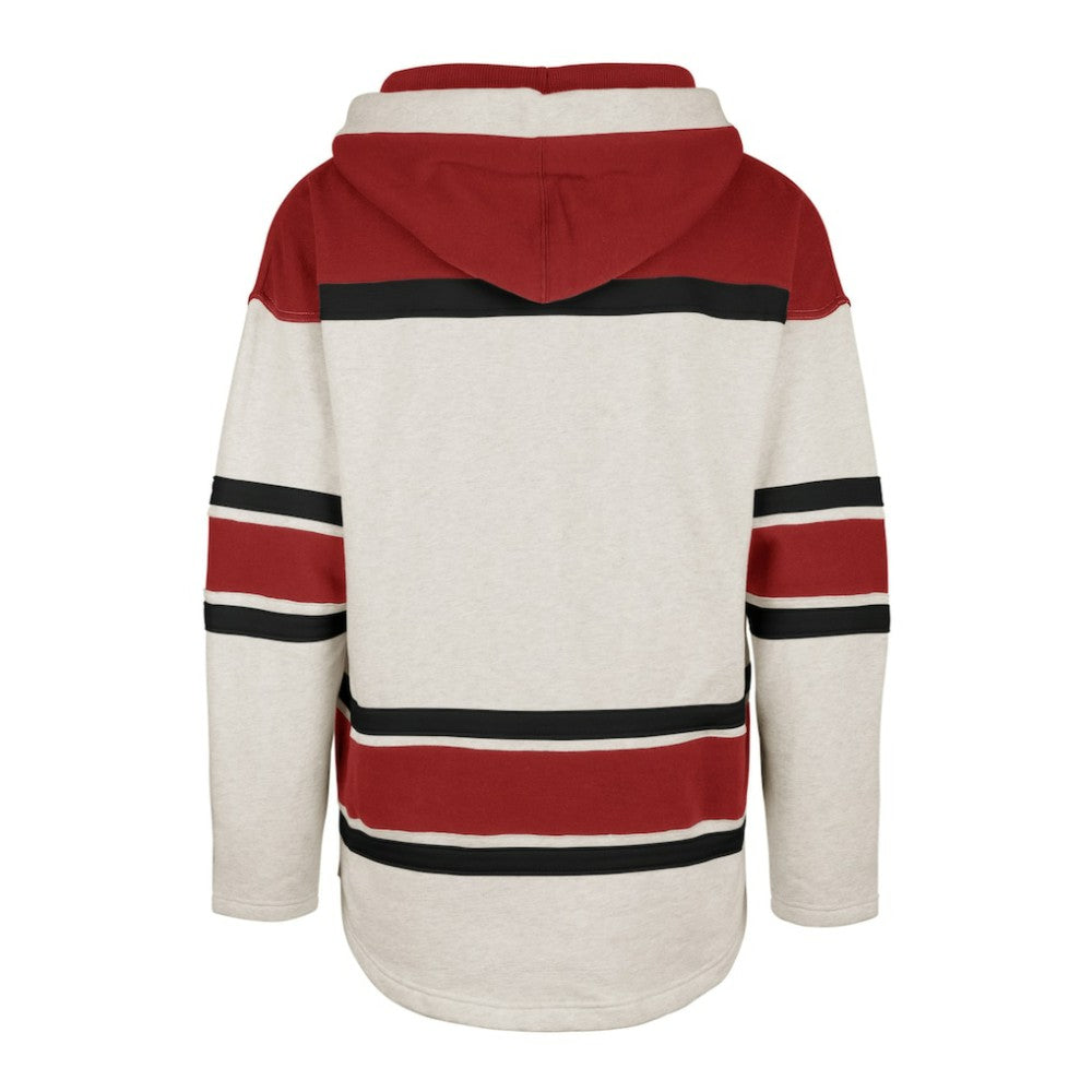 Detroit Red Wings '47 Rockaway Lace-Up Pullover Hoodie - Oatmeal Hoodies