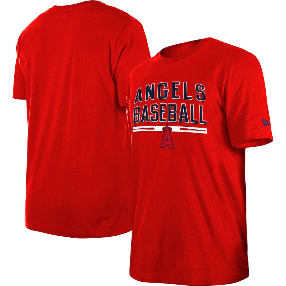 Los Angeles Angels Batting Practice T-Shirt Red