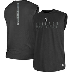 Chicago White Sox Team Muscle Tank Top Heather Black