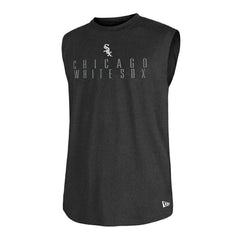 Chicago White Sox Team Muscle Tank Top Heather Black