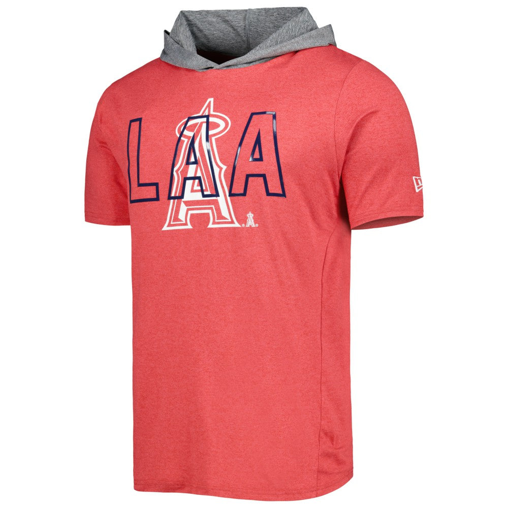 Los Angeles Angels Team Hoodie T-Shirt Red
