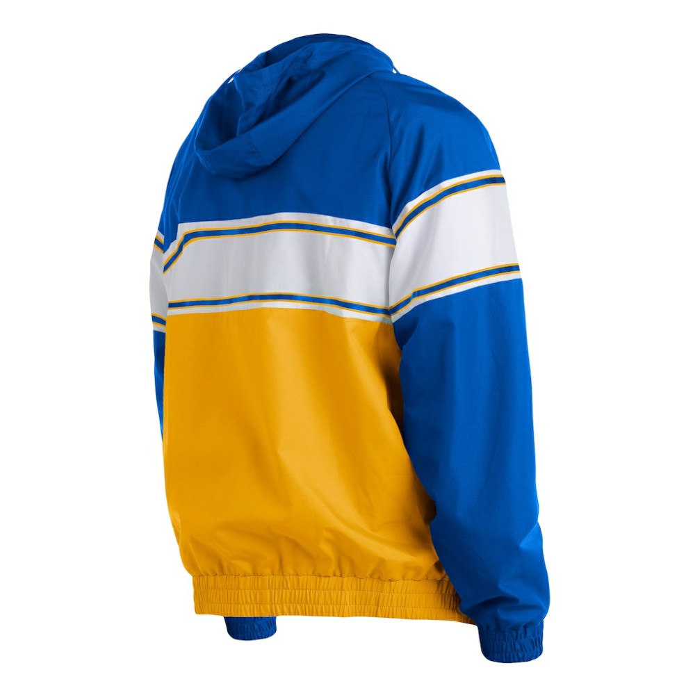 Milwaukee Brewers Ripstop Raglan Quarter-Zip Hoodie Royal