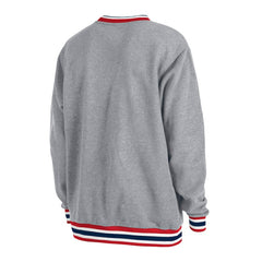 Chicago White Sox Throwback Classic Pullover Sweatshirt Heather Gray