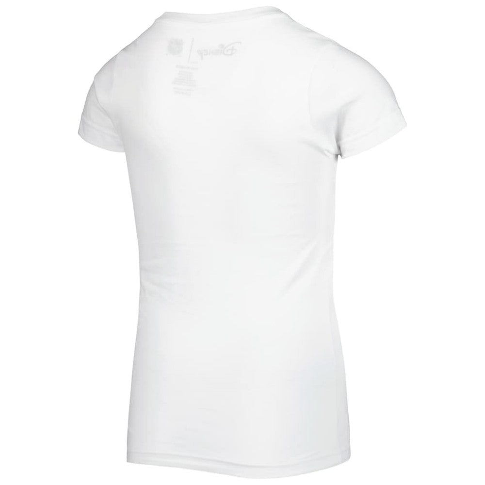 Seattle Kraken Girls Youth Mickey Mouse Go Team Go T-Shirt - White T-shirts