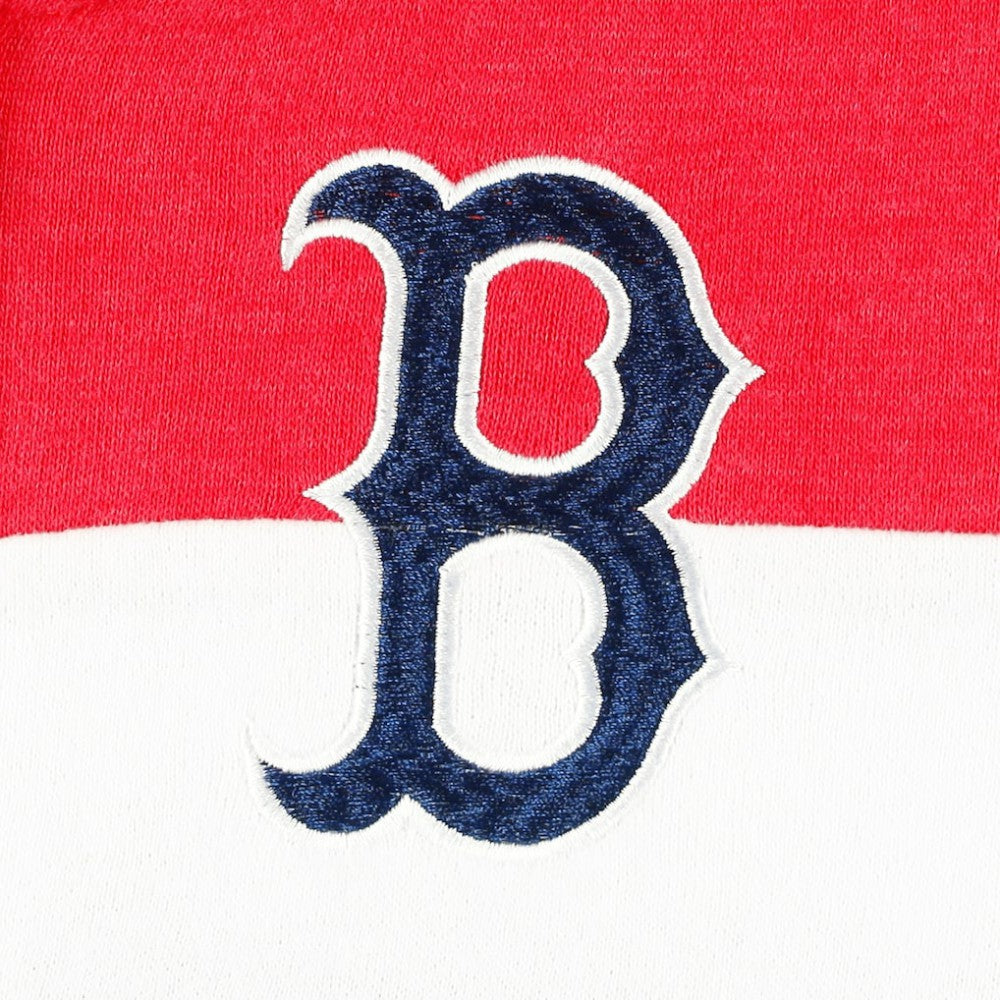 Boston Red Sox Women's Colorblock Full-Zip Hoodie Jacket Heather Navy