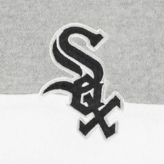 Chicago White Sox Women's Colorblock Full-Zip Hoodie Jacket Heather Black