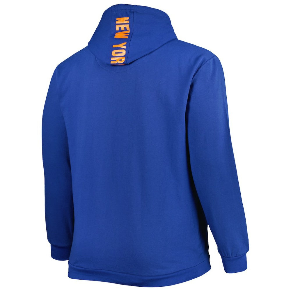New York Islanders Big & Tall Fleece Pullover Hoodie - Royal Hoodies