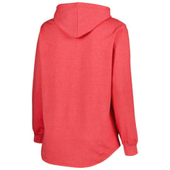 Washington Capitals Women's Plus Size Fleece Pullover Hoodie - Heather Red Hoodies