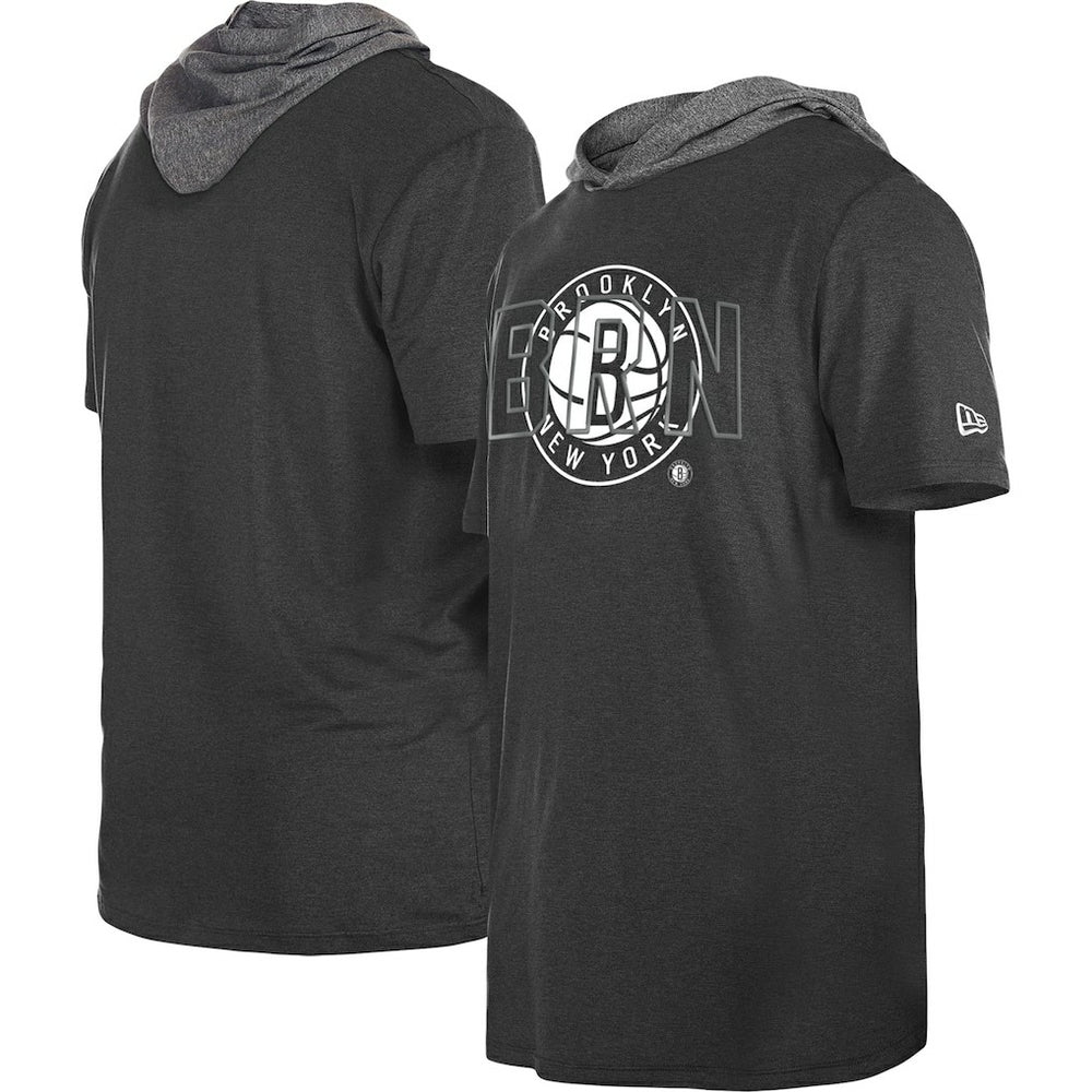 Brooklyn Nets Active Hoodie T-Shirt - Black sale