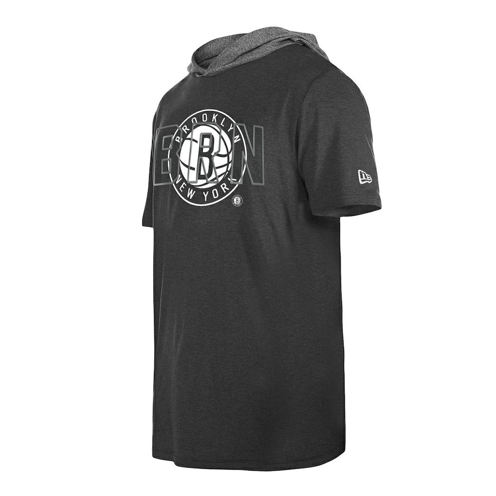Brooklyn Nets Active Hoodie T-Shirt - Black sale