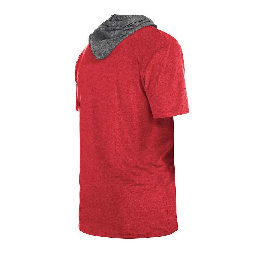 Chicago Bulls Active Hoodie T-Shirt sale - Heather Red cheap