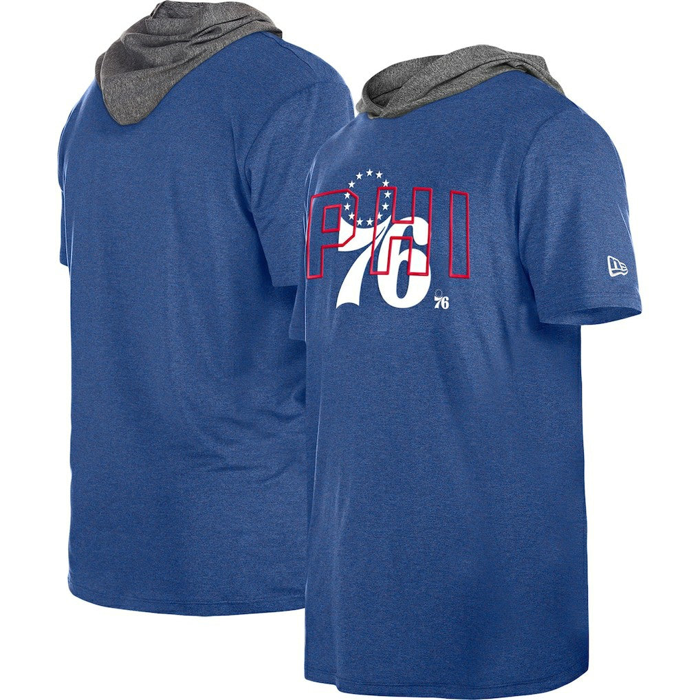 Philadelphia 76ers Active Hoodie T-Shirt - Royal on sale