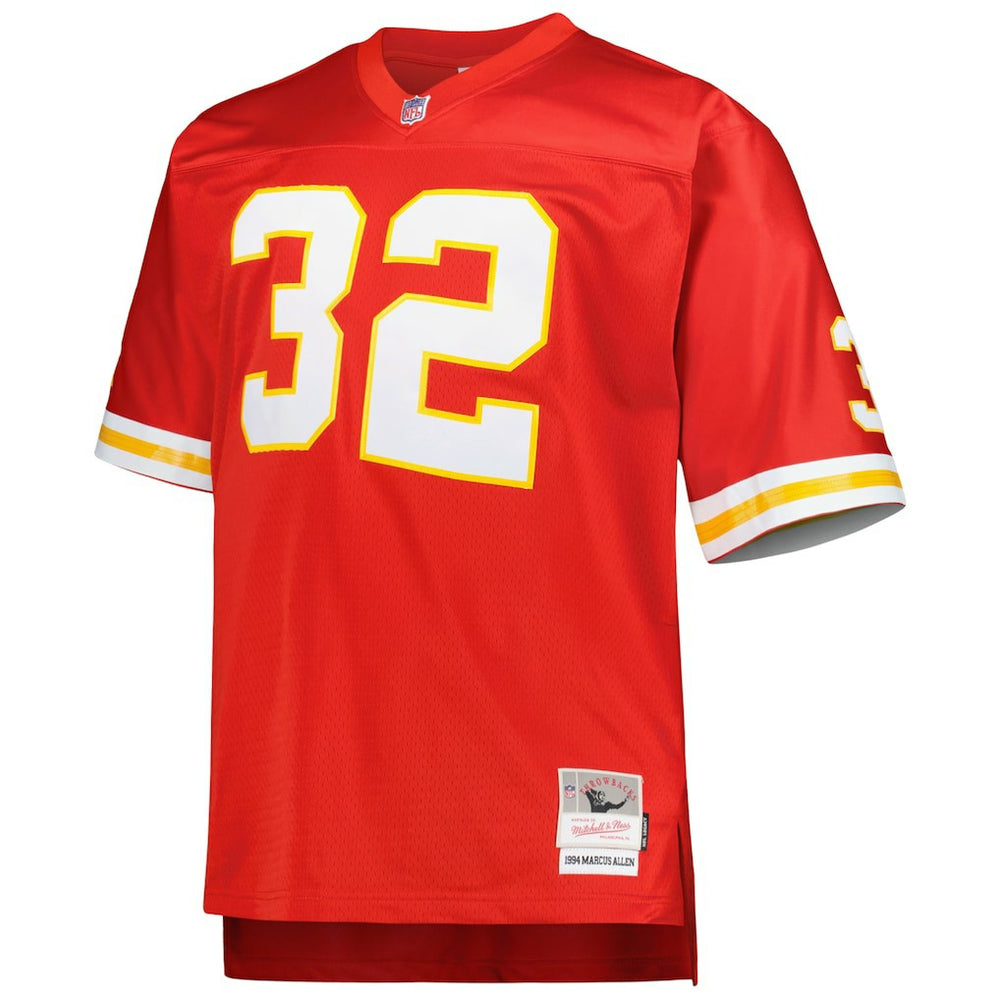 Marcus Allen Kansas City Chiefs Big & Tall 1994 Retired Player Replica Jersey - Red outlet