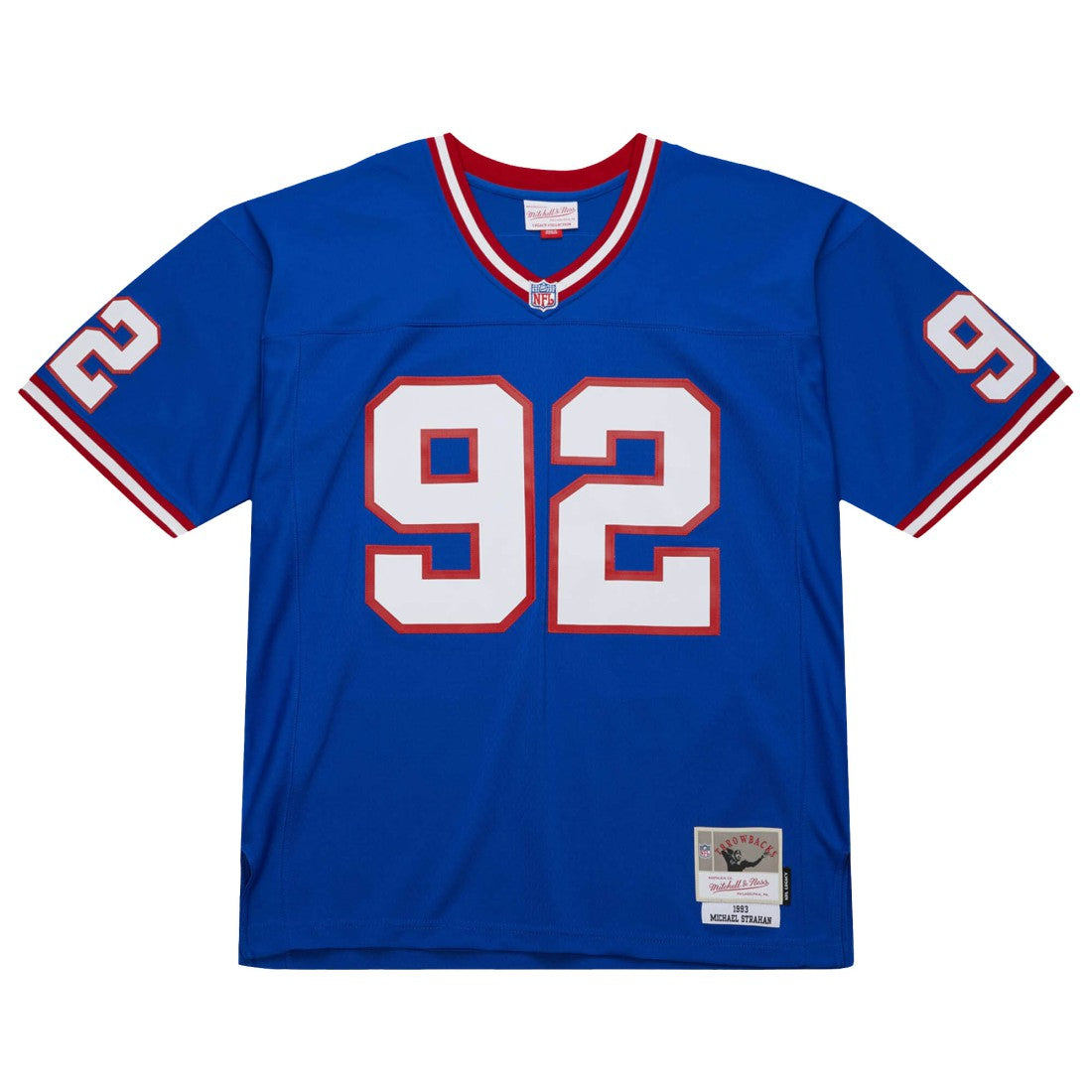Michael Strahan New York Giants Big & Tall 1993 Retired Player Replica Jersey - Royal discount