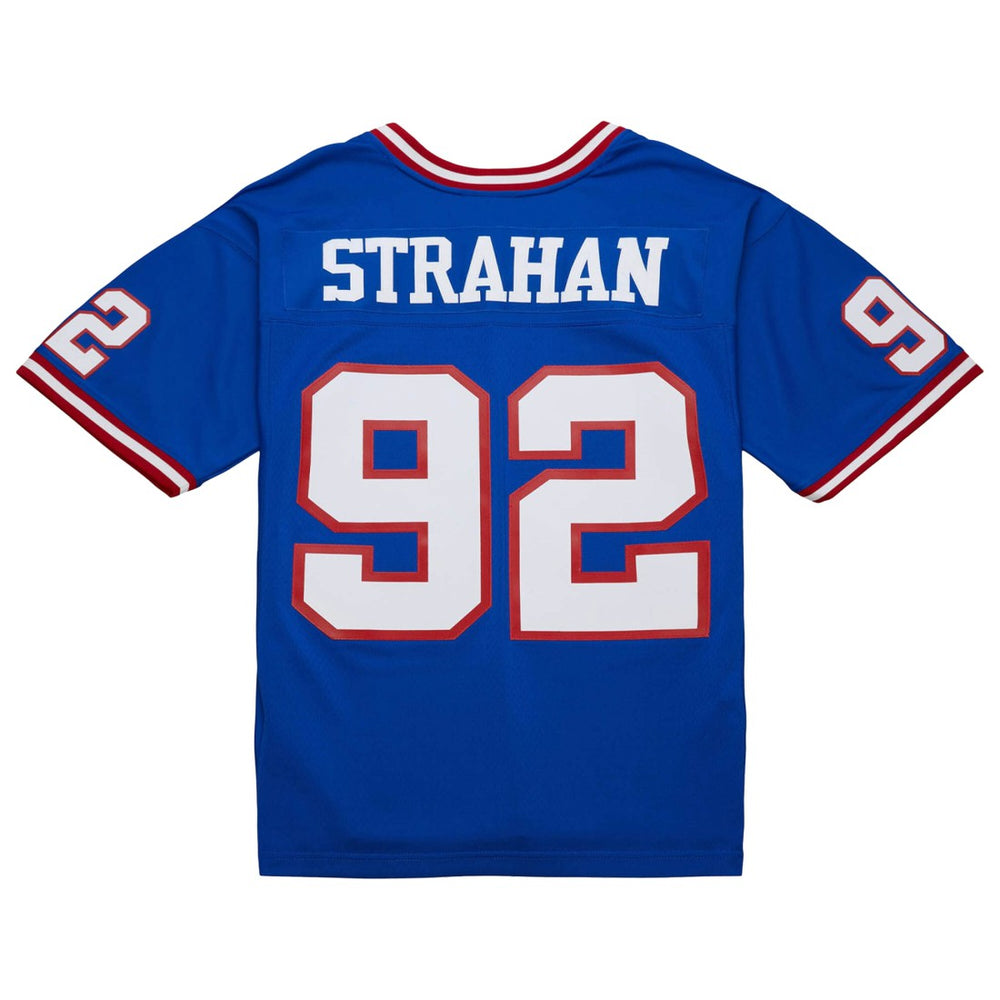 Michael Strahan New York Giants Big & Tall 1993 Retired Player Replica Jersey - Royal discount