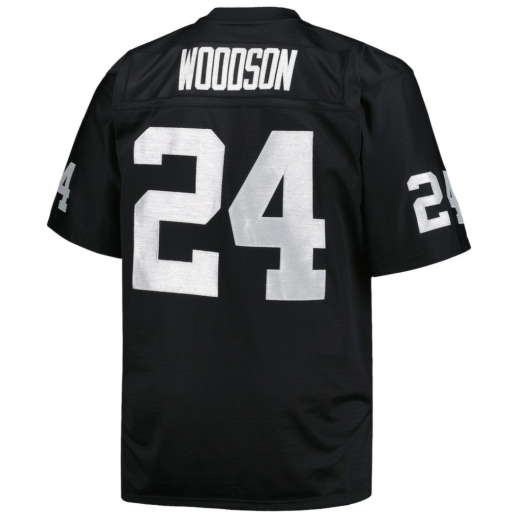 Charles Woodson Las Vegas Raiders Big & Tall 1998 Retired Player Replica Jersey - Black cheap