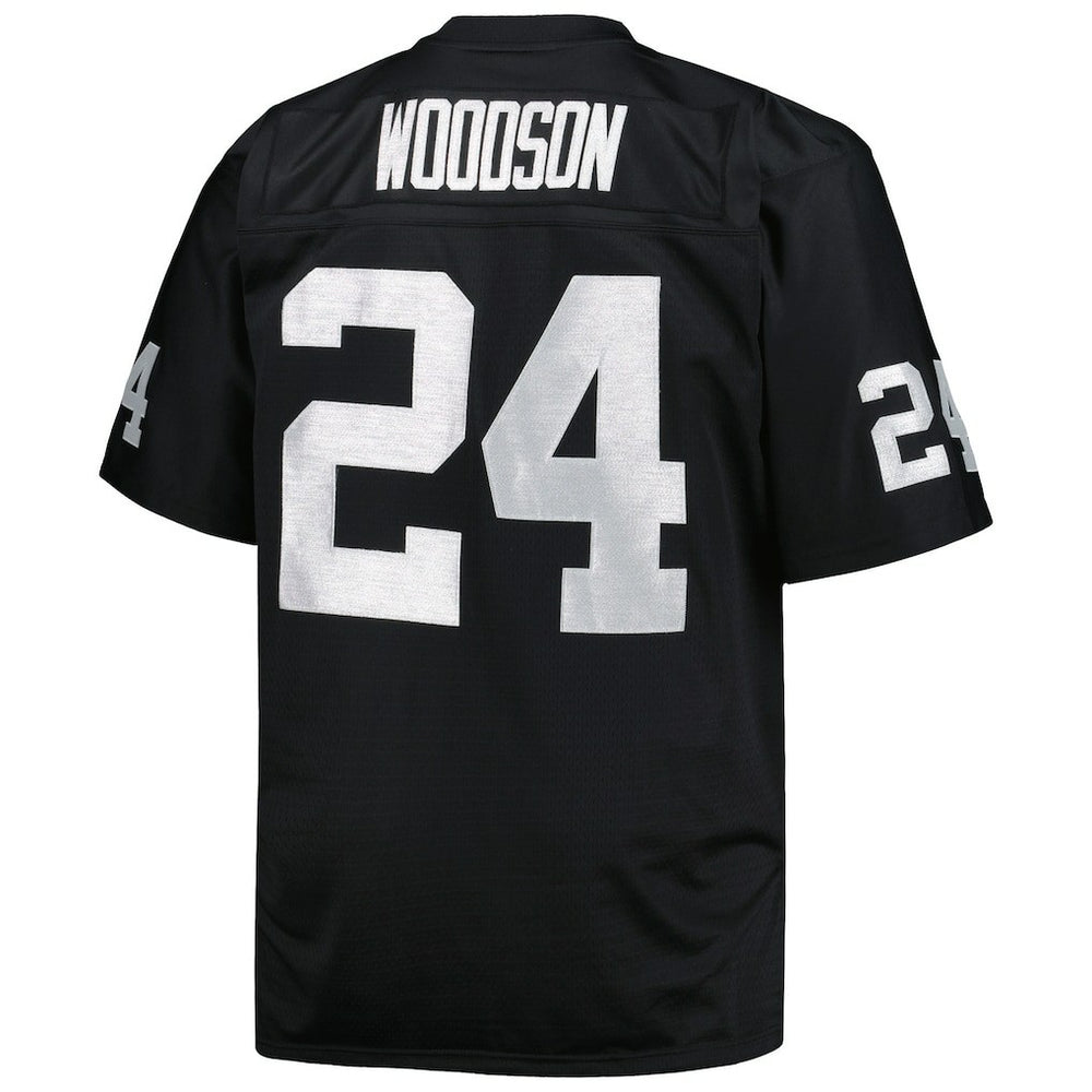 Charles Woodson Las Vegas Raiders Big & Tall 1998 Retired Player Replica Jersey - Black cheap