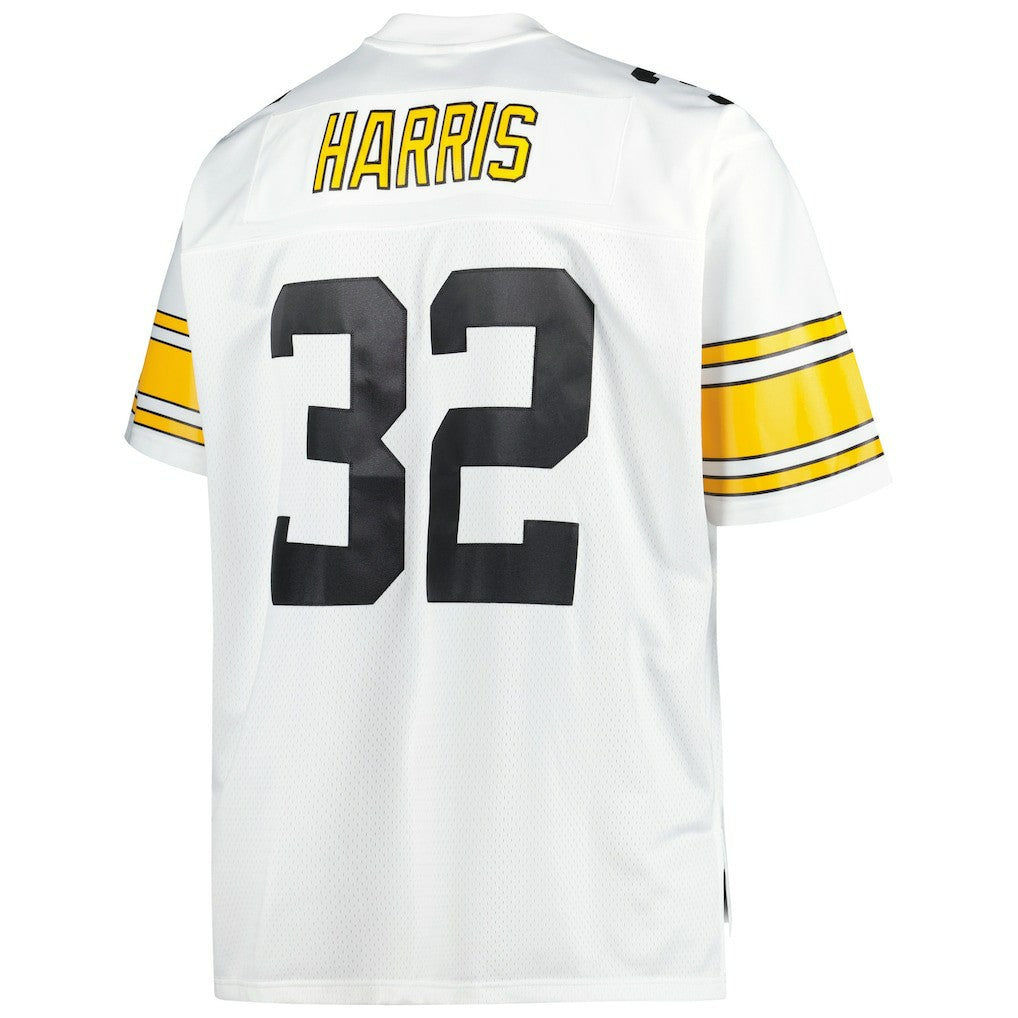 Franco Harris Pittsburgh Steelers Big & Tall 1976 Retired Player Replica Jersey - White discount
