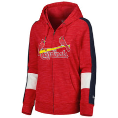 St. Louis Cardinals Women's Colorblock Full-Zip Hoodie Red