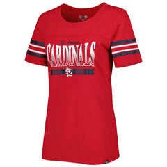 St. Louis Cardinals Women's Team Stripe T-Shirt Red