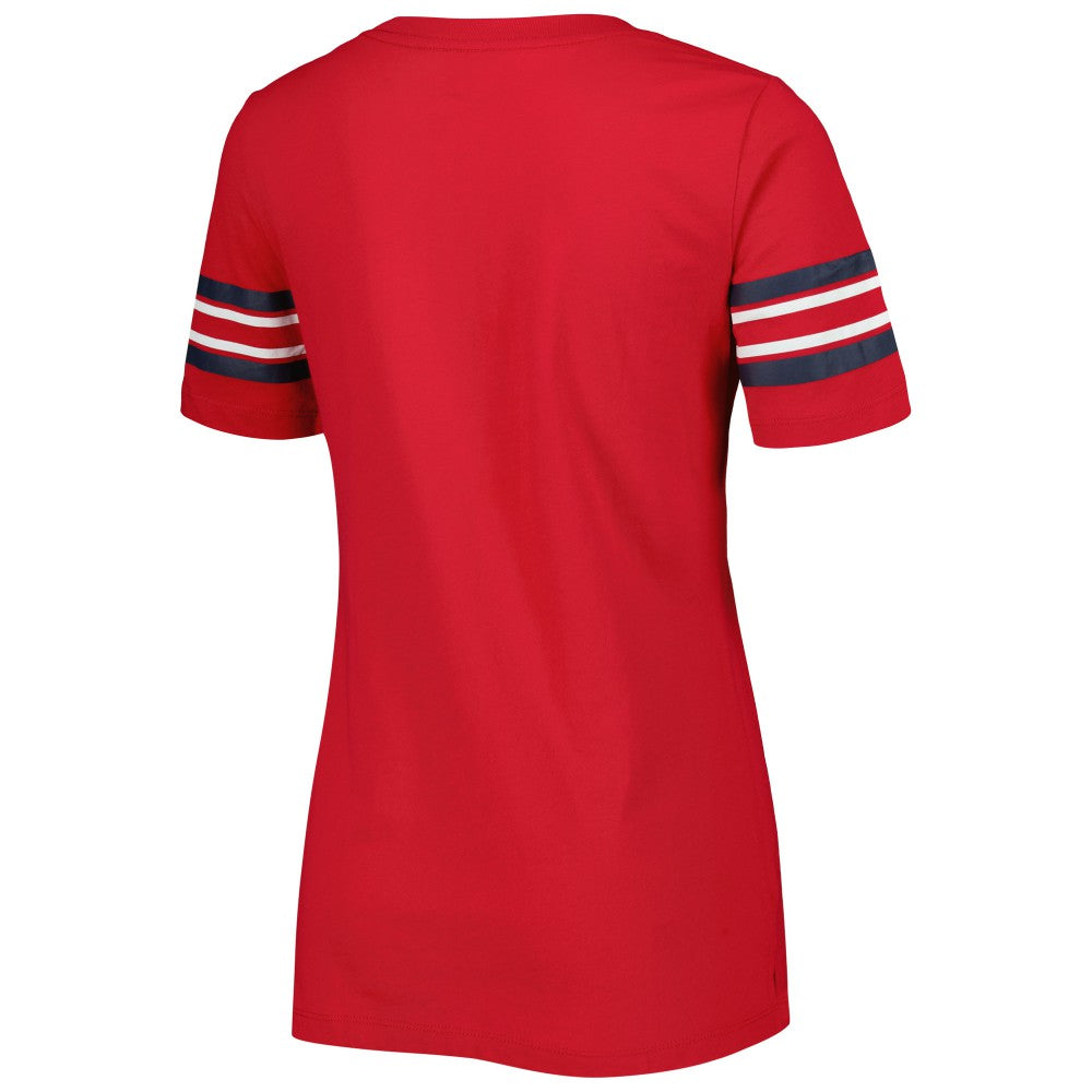St. Louis Cardinals Women's Team Stripe T-Shirt Red