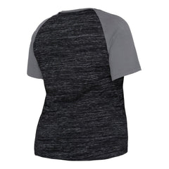 Chicago White Sox Women's Plus Size Space Dye Raglan V-Neck T-Shirt Black