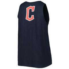Cleveland Guardians Women's Plus Size Tank Top Navy