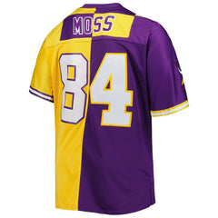 Randy Moss Minnesota Vikings Big & Tall Split Legacy Retired Player Replica Jersey - Purple/Gold online