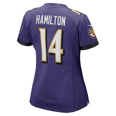 Kyle Hamilton Baltimore Ravens Women's Player Game Jersey - Purple online